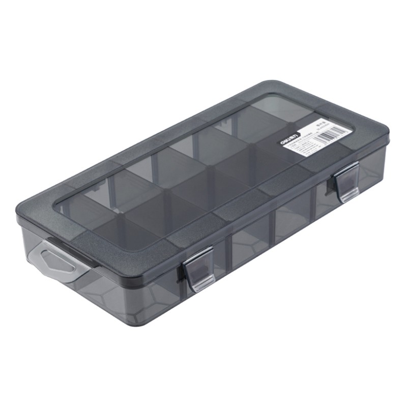 DELI ταμπακιέρα DL432304, 12 θέσεων, 26x13.5x4.4cm, πλαστική, μαύρη