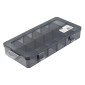 DELI ταμπακιέρα DL432304, 12 θέσεων, 26x13.5x4.4cm, πλαστική, μαύρη