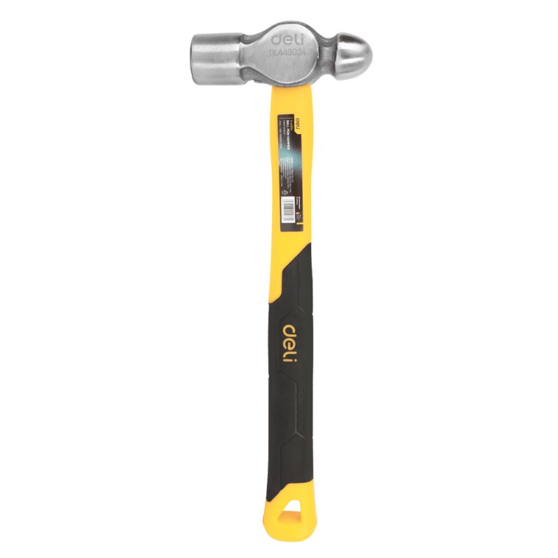 DELI σφυρί μπάλας DL443024 με αντιολισθητική Fiberglass λαβή, 680gr, 345mm