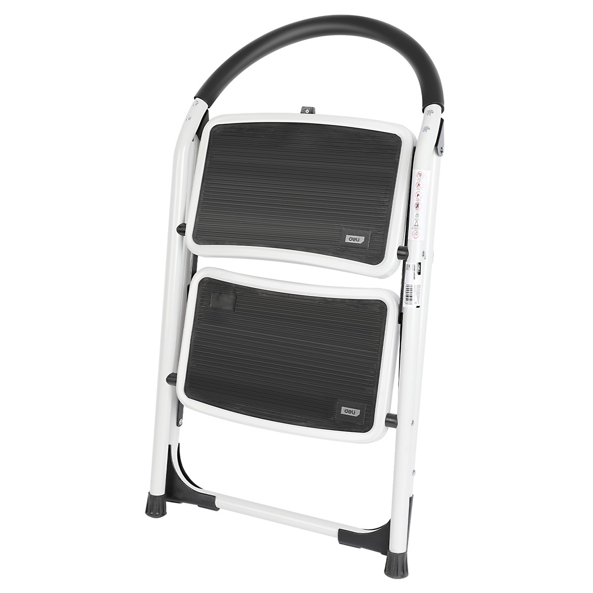 DELI σκάλα σιδήρου DL509012 με 2 σκαλοπάτια, 46cm, 150kg