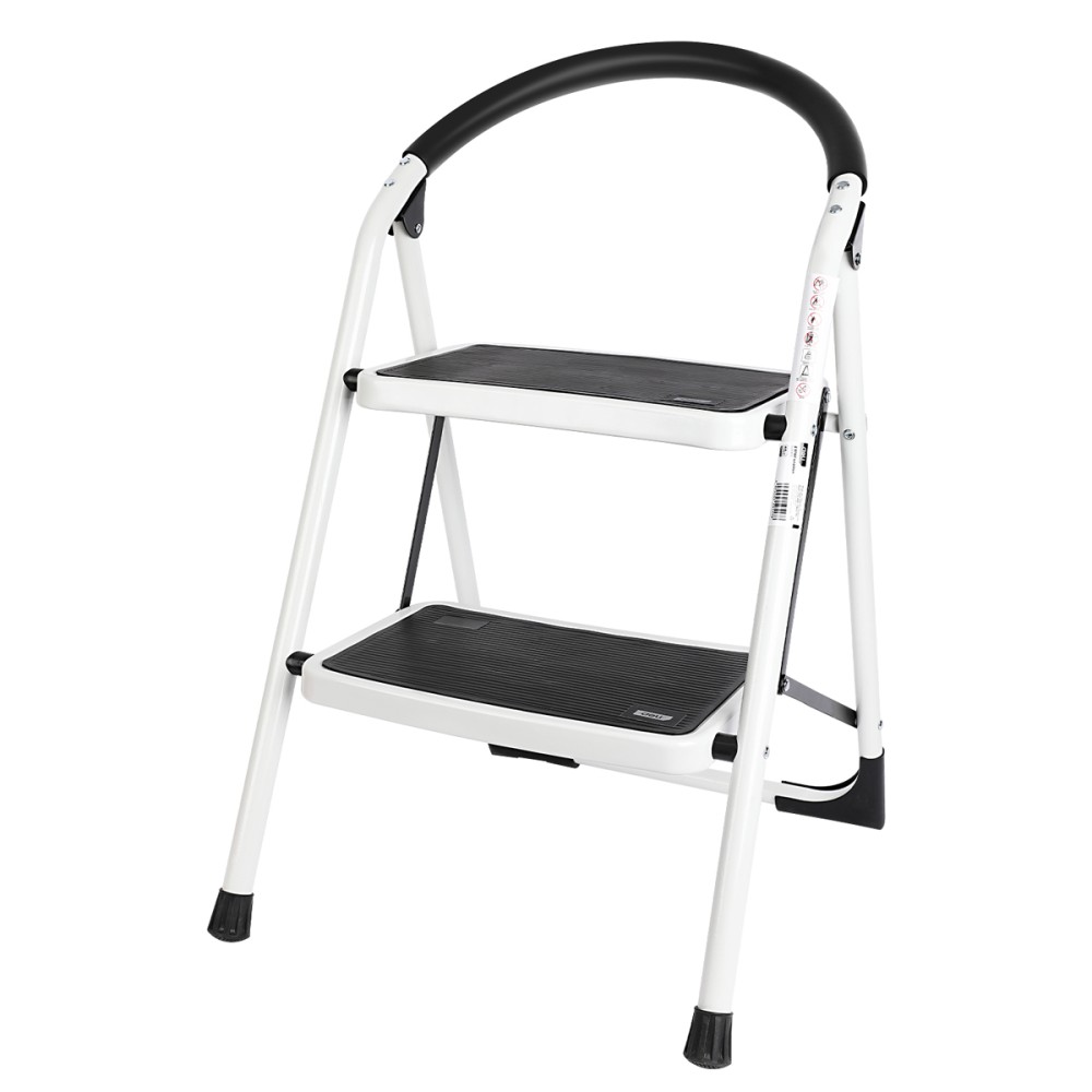 DELI σκάλα σιδήρου DL509012 με 2 σκαλοπάτια, 46cm, 150kg
