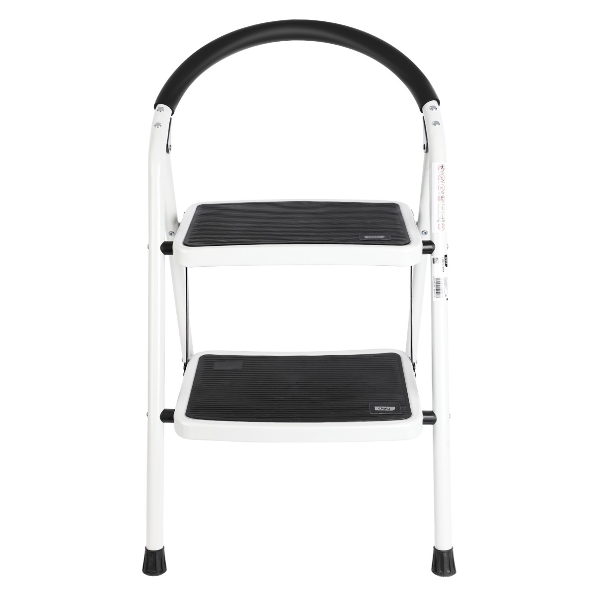 DELI σκάλα σιδήρου DL509012 με 2 σκαλοπάτια, 46cm, 150kg