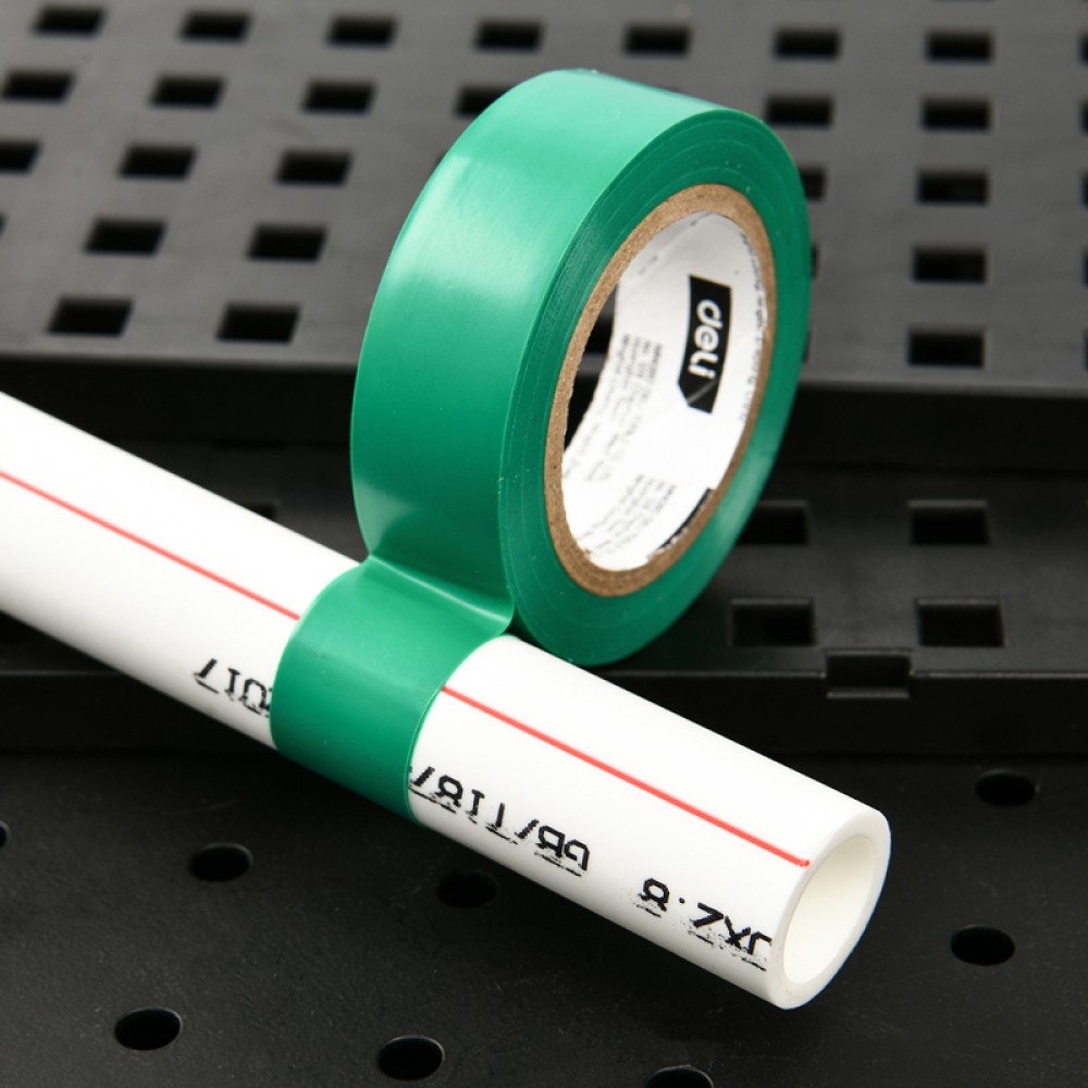 DELI μονωτική ταινία υψηλής αντοχής DL5266, 18mm x 9.15m, πράσινη