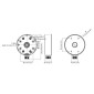 HIKVISION HIWATCH βάση κάμερας DS-1280ZJ-DM21, μεταλλική, λευκή