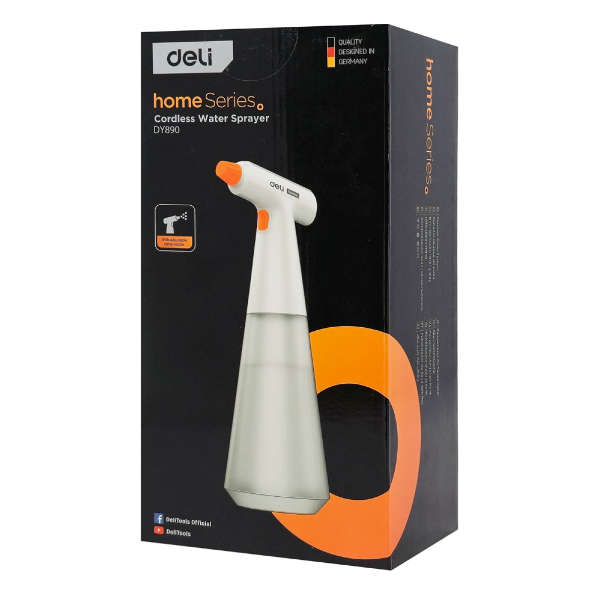 DELI ψεκαστήρας μπαταρίας DY890, 1200mAh, 0.55L