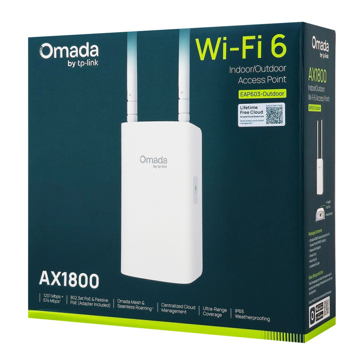 TP-LINK access point EAP603-Outdoor, WiFi 6, Mesh, AX1800, EU/1.0