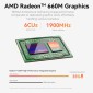 BEELINK mini PC EQR6, AMD Ryzen 5 6600H, 24GB, 500GB M.2, Windows 11 Pro
