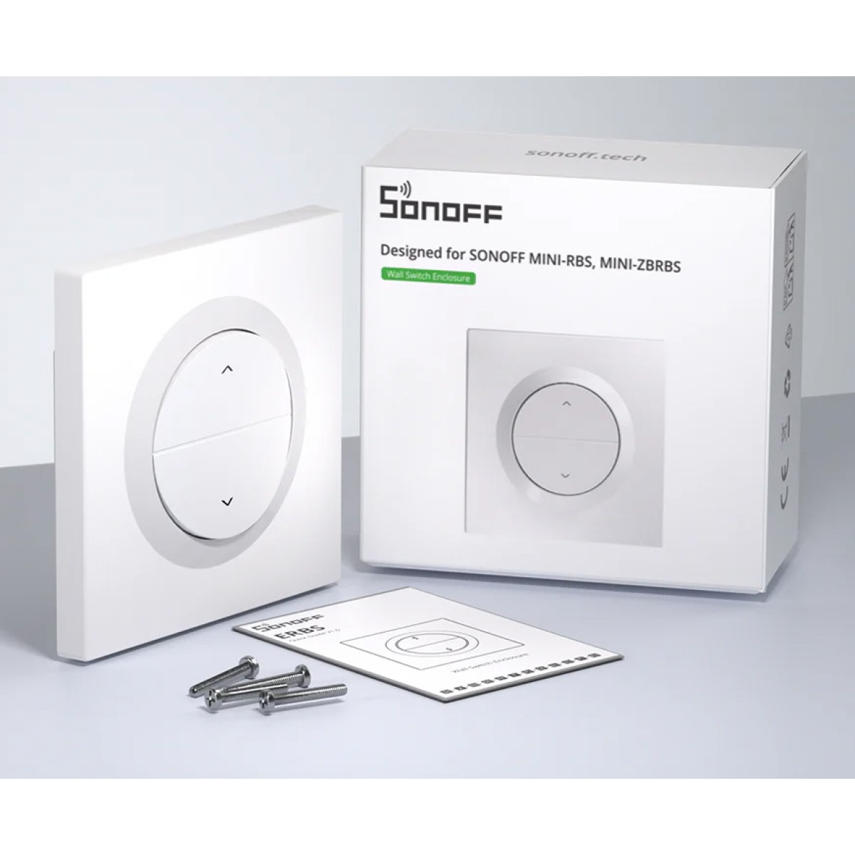 SONOFF θήκη για smart διακόπτη ERBS, πλαστική, λευκή