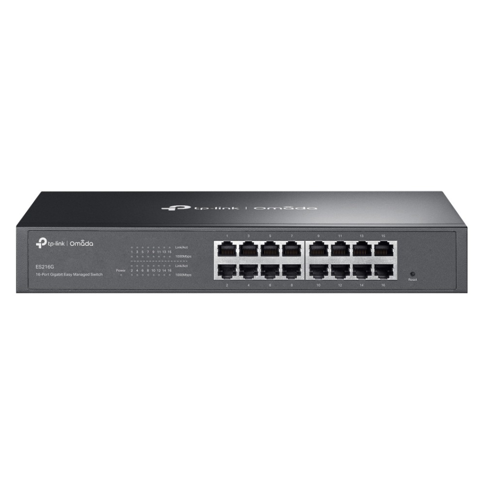 TP-LINK easy managed switch ES216G, 16x Gigabit θύρες, V1.0