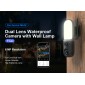 VSTARCAM smart κάμερα FC4 με φωτισμό, dual lens, 3MP, WiFi, SD, PTZ, IP66