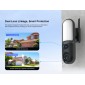 VSTARCAM smart κάμερα FC4 με φωτισμό, dual lens, 3MP, WiFi, SD, PTZ, IP66