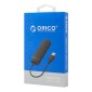 ORICO USB hub FL02, 4x θυρών, USB 2.0, 480Mbps, USB σύνδεση, μαύρο