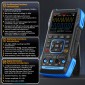 FNIRSI 3 σε 1 παλμογράφος/πολύμετρο/signal generator χειρός 2C53T, επαναφορτιζόμενο