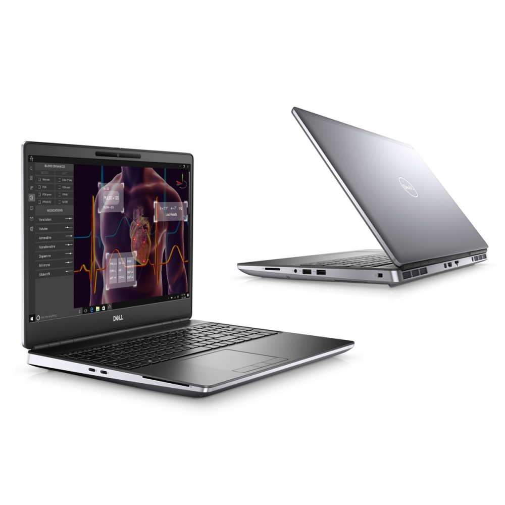 DELL Laptop Precision 7550, Factory Refurbished Grade A, i5-10400H, 16/512GB SSD, 15.6", Cam, Quadro T1000, Windows 10 Pro