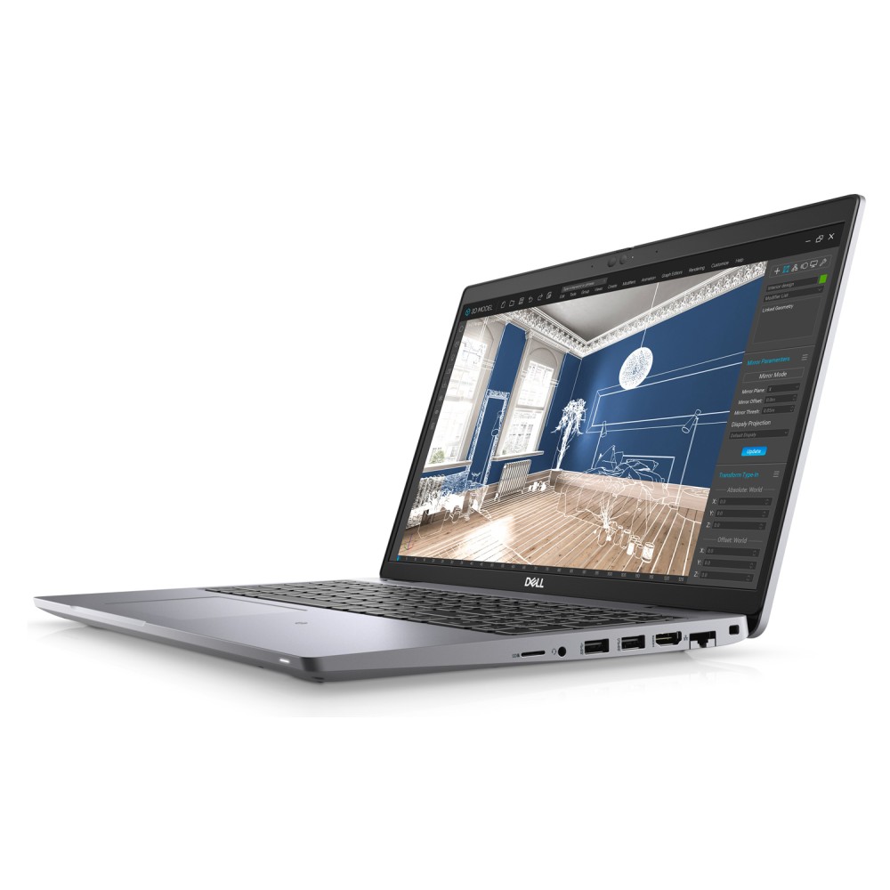 DELL Laptop Precision 3560, Factory Refurbished Grade A, i7-1165G7, 16/512GB SSD, 15.3", Cam, Intel Integrated Graphics, Windows 11 Pro