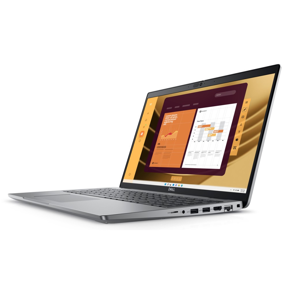 DELL Laptop Latitude 5550, Factory Refurbished Grade A, i5-1345U, 16/256GB SSD, 15.6", Cam, Integrated Graphics, Windows 11 Pro