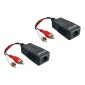 FOLKSAFE audio extender FS-2001AA μέσω καλωδίου RJ45, RCA σε RCA, έως 1000m