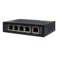 FOLKSAFE PoE Ethernet Switch FS-S1004EP-E, 4 Ports 10/100Mbps