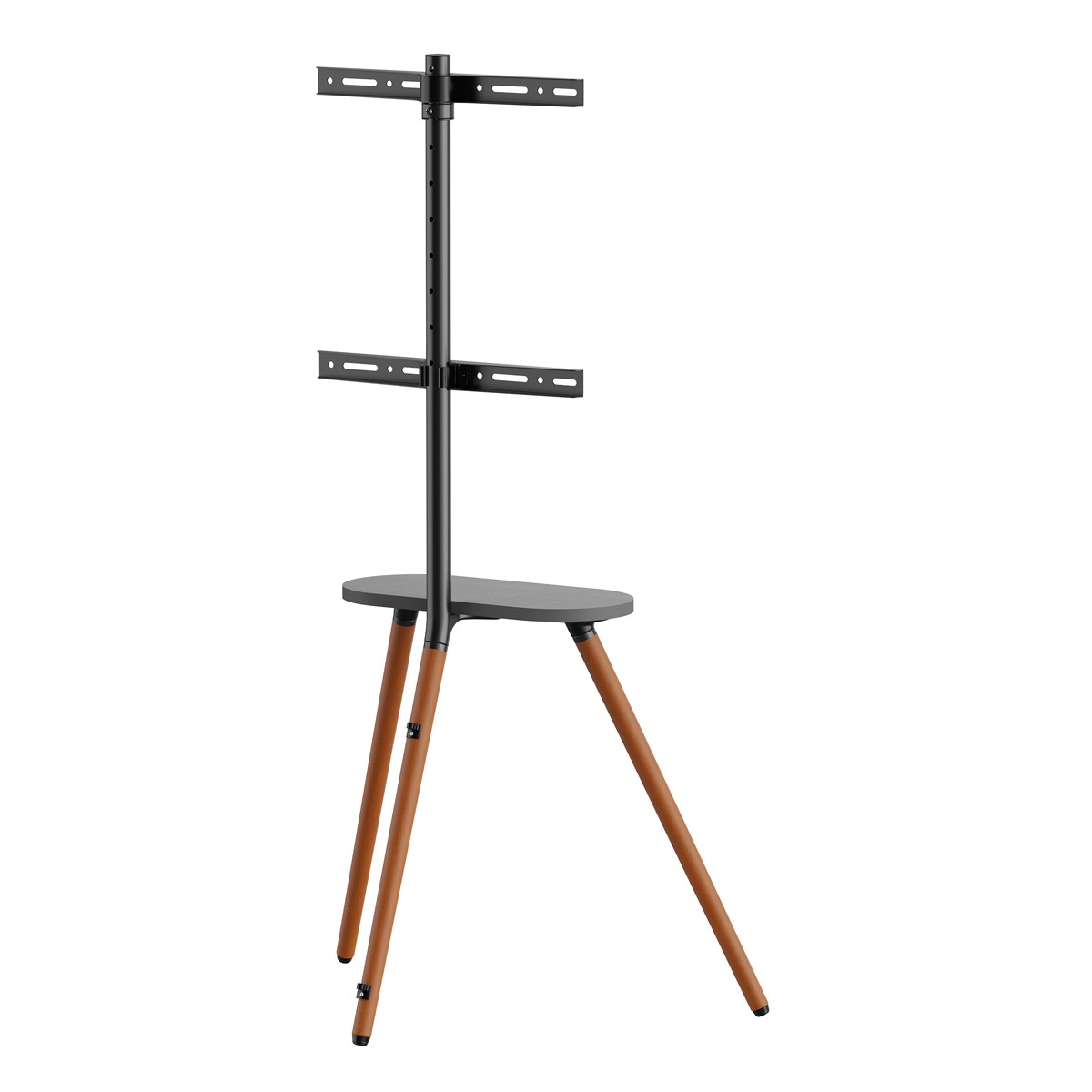 BRATECK βάση τηλεόρασης δαπέδου FS28-44F-04, 43-65", έως 35kg, με ράφι