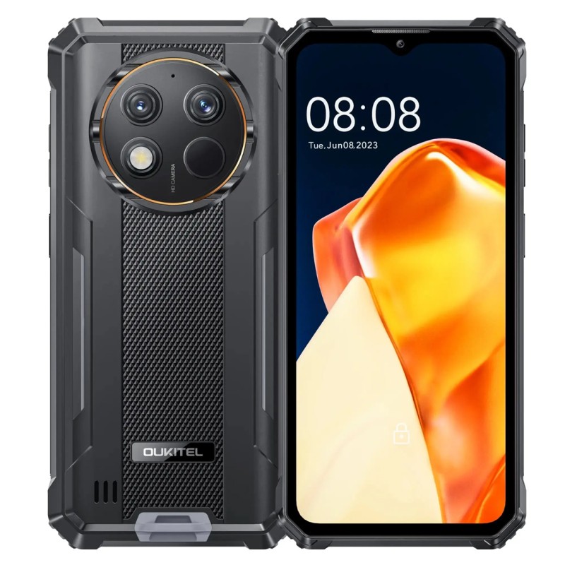 OUKITEL smartphone G1, 6.52", 6/256GB, 10600mAh, IP68/IP69K/MIL-STD-810H, μαύρο