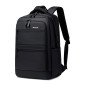 GOLDEN WOLF τσάντα πλάτης GB00707 με θήκη laptop 15.6", 21L, μαύρη