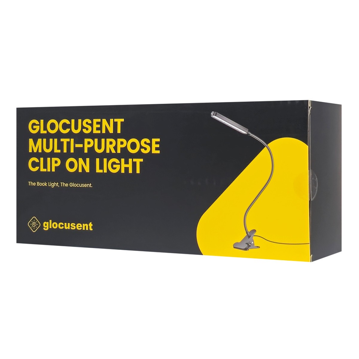 GLOCUSENT φωτιστικό γραφείου GLCSNTA1901 με κλιπ, τηλεχειριστήριο, έως 220lm, μαύρο