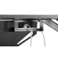 BRATECK gaming γραφείο Glory GMD04-1S, 1200x600mm, RGB, μαύρο