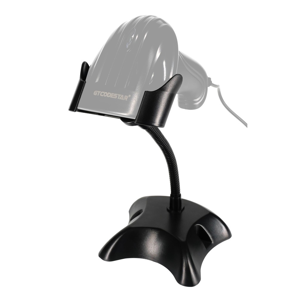 GTCODESTAR βάση για barcode scanner GTC-STAND, εύκαμπτος μεταλλικός βραχίονας, μαύρη