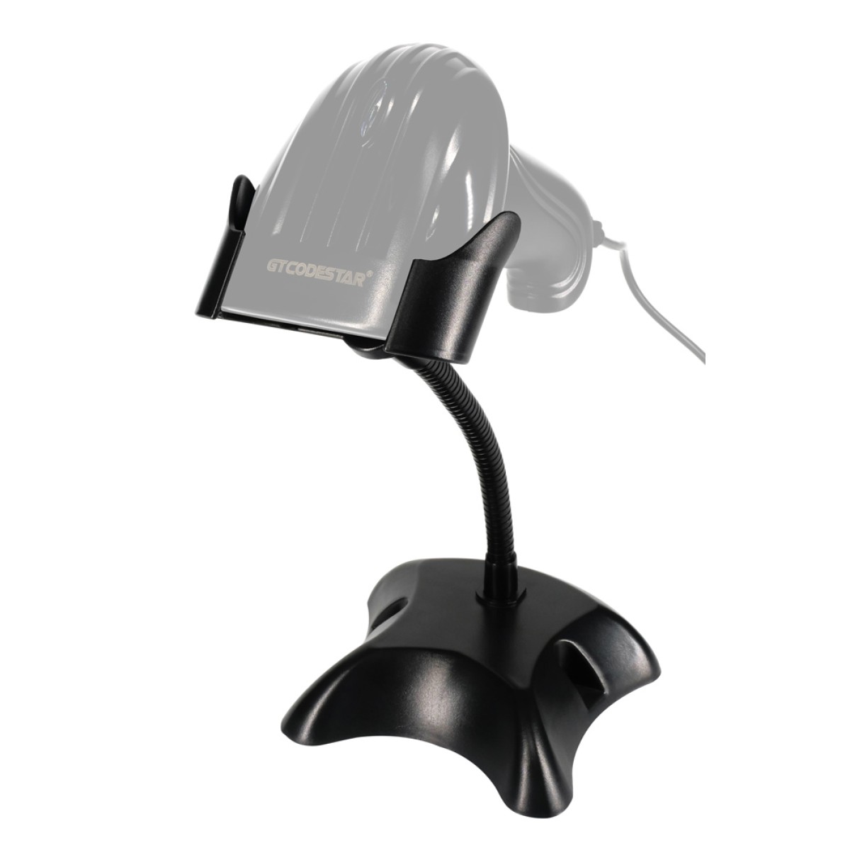 GTCODESTAR βάση για barcode scanner GTC-STAND, εύκαμπτος μεταλλικός βραχίονας, μαύρη