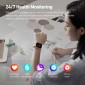 ZEBLAZE smartwatch GTS 4, heart rate, 1.94" AMOLED, IP68, μαύρο