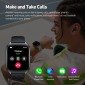 ZEBLAZE smartwatch GTS 4, heart rate, 1.94" AMOLED, IP68, μαύρο
