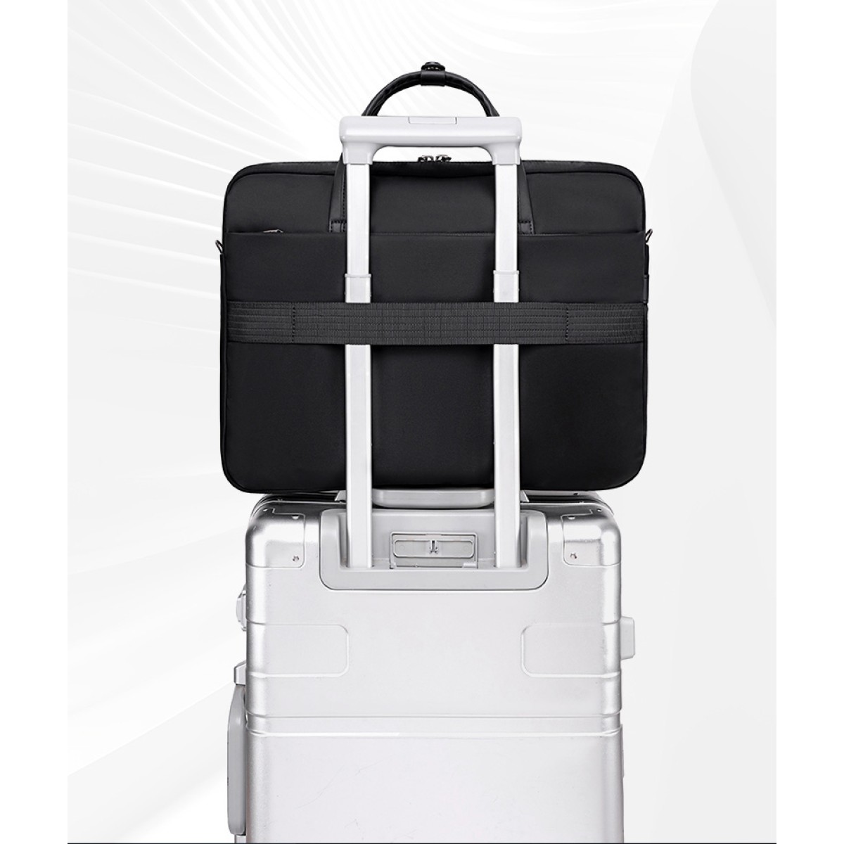 ARCTIC HUNTER τσάντα ώμου GWB00848 με θήκη laptop 15.6", 9L, μαύρη