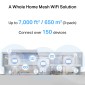 MERCUSYS Whole Home Mesh Wi-Fi 7 System Halo H27BE, 3.6Gbps Dual Band, 3τμχ, V.1.0