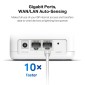 MERCUSYS Mesh Wi-Fi System Halo H30G, 1.3Gbps Dual Band, 2τμχ, Ver. 1.0