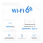 MERCUSYS Mesh WiFi 6 System Halo H60X, 1500Mbps Dual Band, 3τμχ, V.1.0