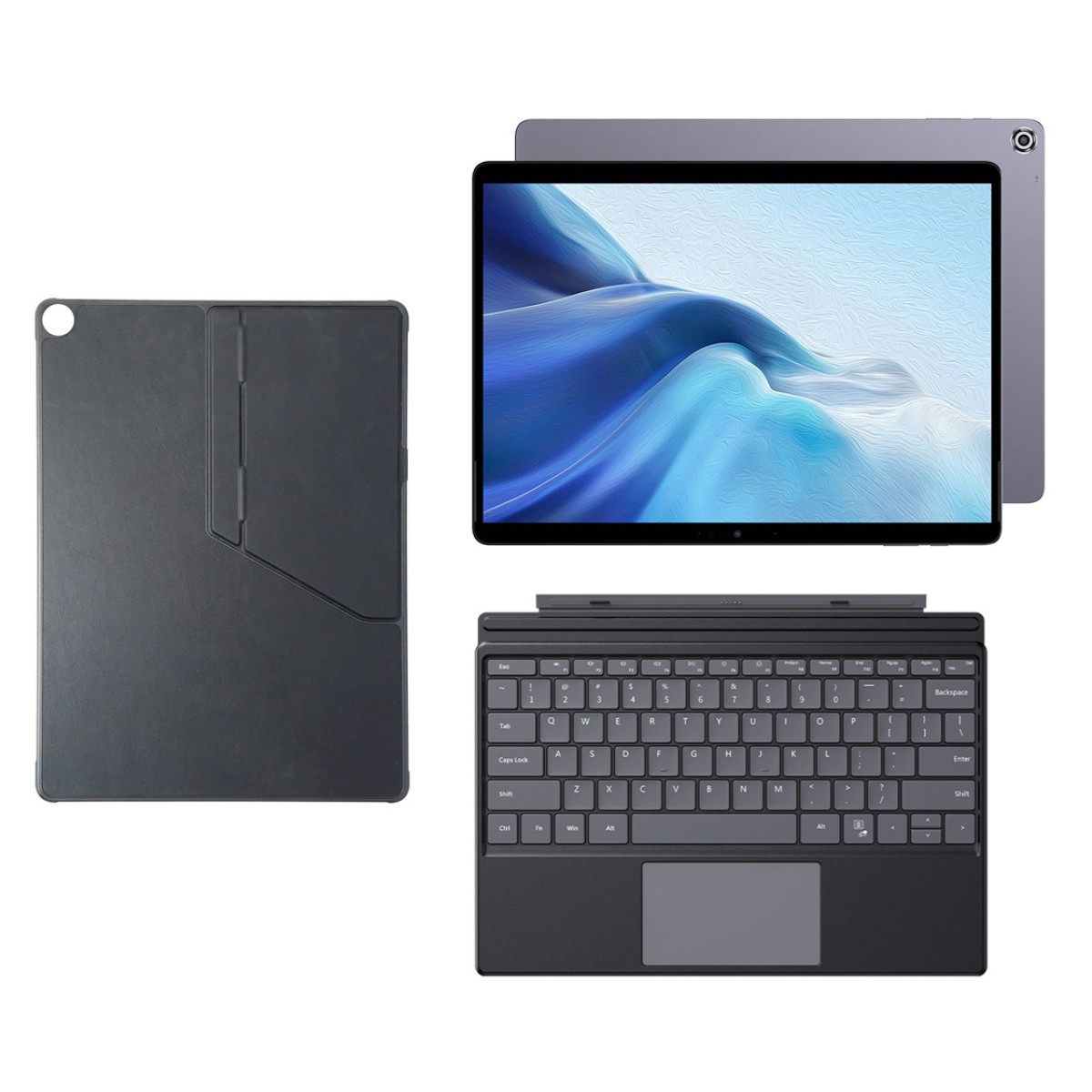CHUWI tablet Hi10 Max με πληκτρολόγιο/θήκη, 12.96", 12/512GB, Windows 11 Pro, 4820mAh, γκρι