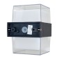 POWERTECH LED φωτιστικό τοίχου HLL-0159, 14W, 4000K, 1190lm, IP65, μαύρο