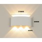 POWERTECH LED φωτιστικό τοίχου HLL-0160, 6W, 4000K, 510lm, IP65, λευκό
