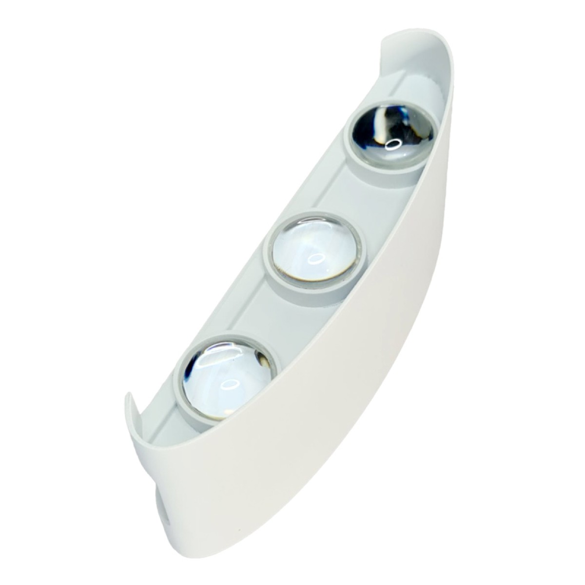 POWERTECH LED φωτιστικό τοίχου HLL-0160, 6W, 4000K, 510lm, IP65, λευκό