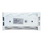 POWERTECH LED φωτιστικό τοίχου HLL-0160, 6W, 4000K, 510lm, IP65, λευκό
