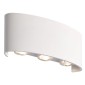 POWERTECH LED φωτιστικό τοίχου HLL-0160, 6W, 4000K, 510lm, IP65, λευκό