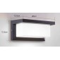 POWERTECH LED φωτιστικό τοίχου HLL-0165, 12W, 4000K, 960lm, IP65, μεταλλικό, μαύρο