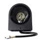 POWERTECH φωτιστικό τοίχου HLL-0187 για GU10 λάμπα, μεταλλικό, IP65, μαύρο