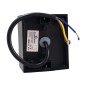 POWERTECH φωτιστικό τοίχου HLL-0187 για GU10 λάμπα, μεταλλικό, IP65, μαύρο
