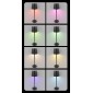 POWERTECH LED επιτραπέζιο φωτιστικό HLL-0196, RGB, ρυθμιζόμενο, επαναφορτιζόμενο, λευκό