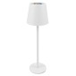 POWERTECH LED επιτραπέζιο φωτιστικό HLL-0196, RGB, ρυθμιζόμενο, επαναφορτιζόμενο, λευκό