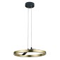 POWERTECH LED φωτιστικό οροφής HLL-0201, 29W, 4000K, Φ38x120cm, χρυσό/μαύρο