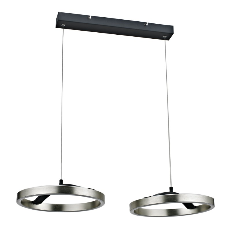 POWERTECH LED φωτιστικό οροφής HLL-0203, 42W, 4000K, 70x30x120cm, ασημί/μαύρο