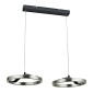 POWERTECH LED φωτιστικό οροφής HLL-0203, 42W, 4000K, 70x30x120cm, ασημί/μαύρο
