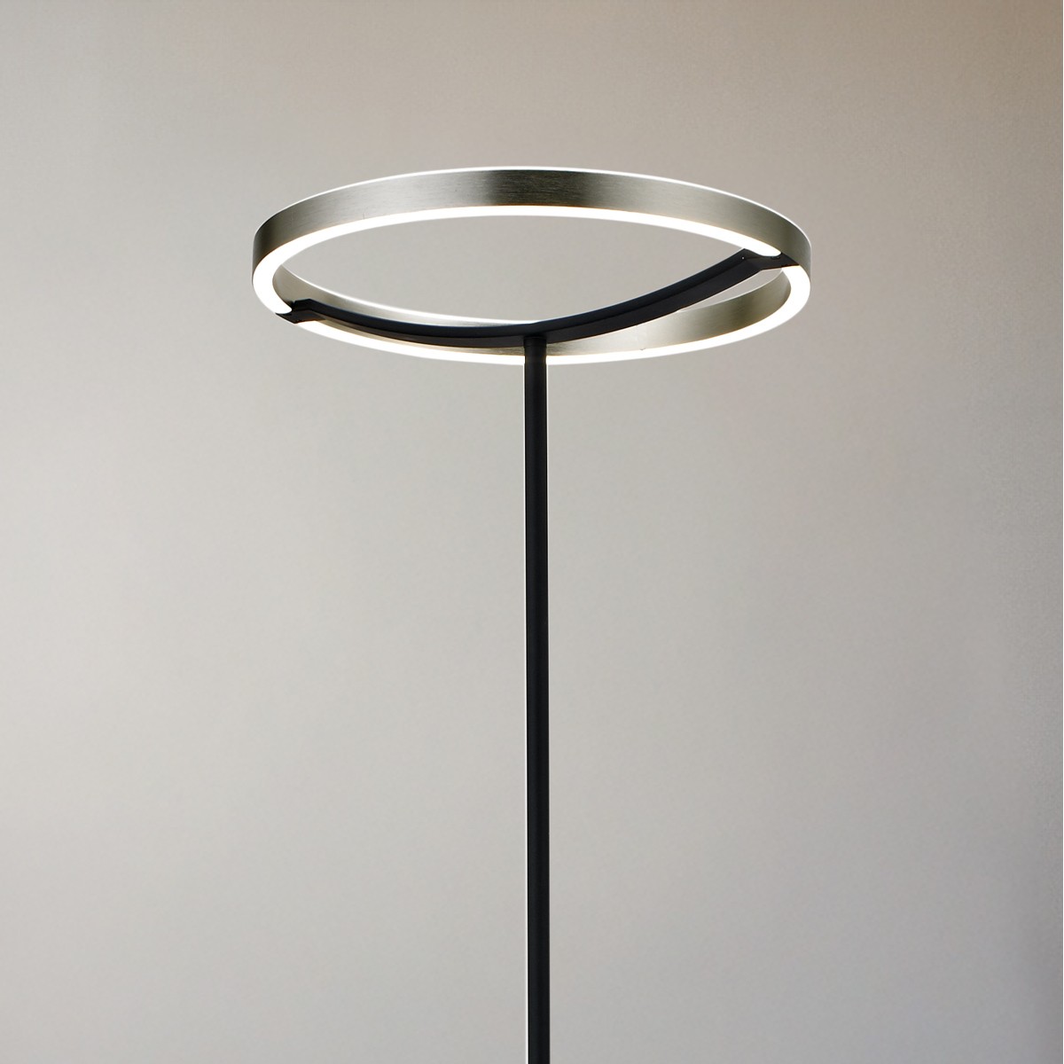 POWERTECH LED φωτιστικό δαπέδου HLL-0204, 42W, 4000K, Φ38x157cm, ασημί/μαύρο